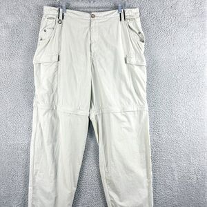 Redington Convertible Pants Mens 38 Tan Fishing Cargo Nylon Mesh Lined Outdoor‎